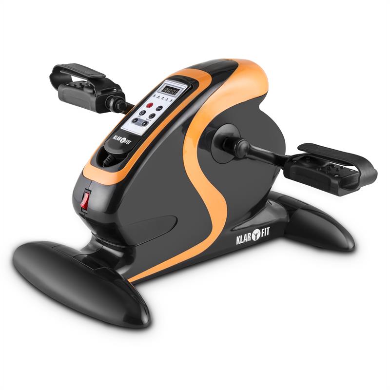 Klarfit - Cycloony Minibike Bewegungstrainer Motor 120 Kg Fernbedienung Schwarz