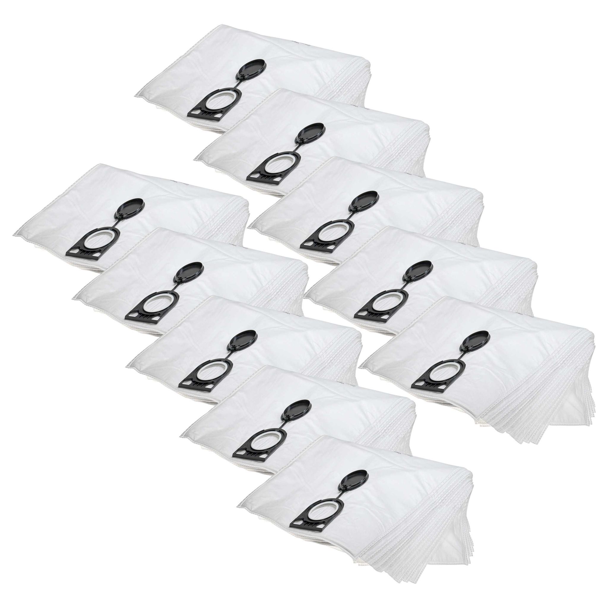 100x Staubbeutel Kompatibel Mit Stier Ant-25l Premium, Abs-35m Premium, Snt-20 Premium Staubsauger - 43cm X 32cm Weiß - Vhbw