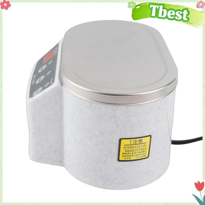 Nettoyeur à ultrasons 30 W / 50 W, cuve en acier inoxydable avec couvercle, pour bijoux et montres