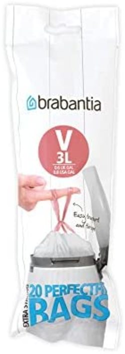 Brabantia Weiss Perfectfit Kehrichtsack V 3 Liter, Abfallsack, - Image 3