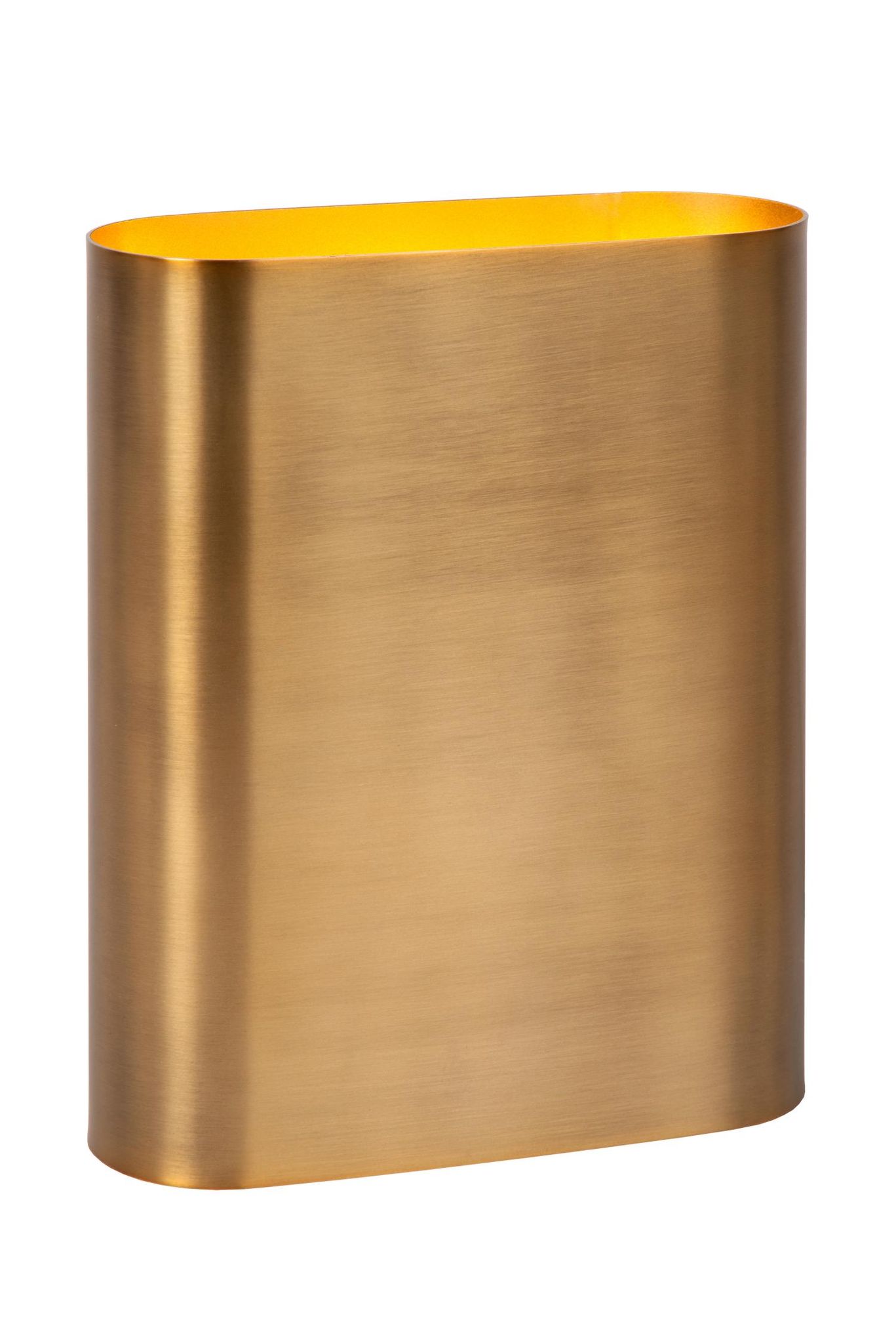 Gelb Lucide Ovalis - Wandleuchte - 2Xe14 - Mattes Gold / Messing - Bild 4