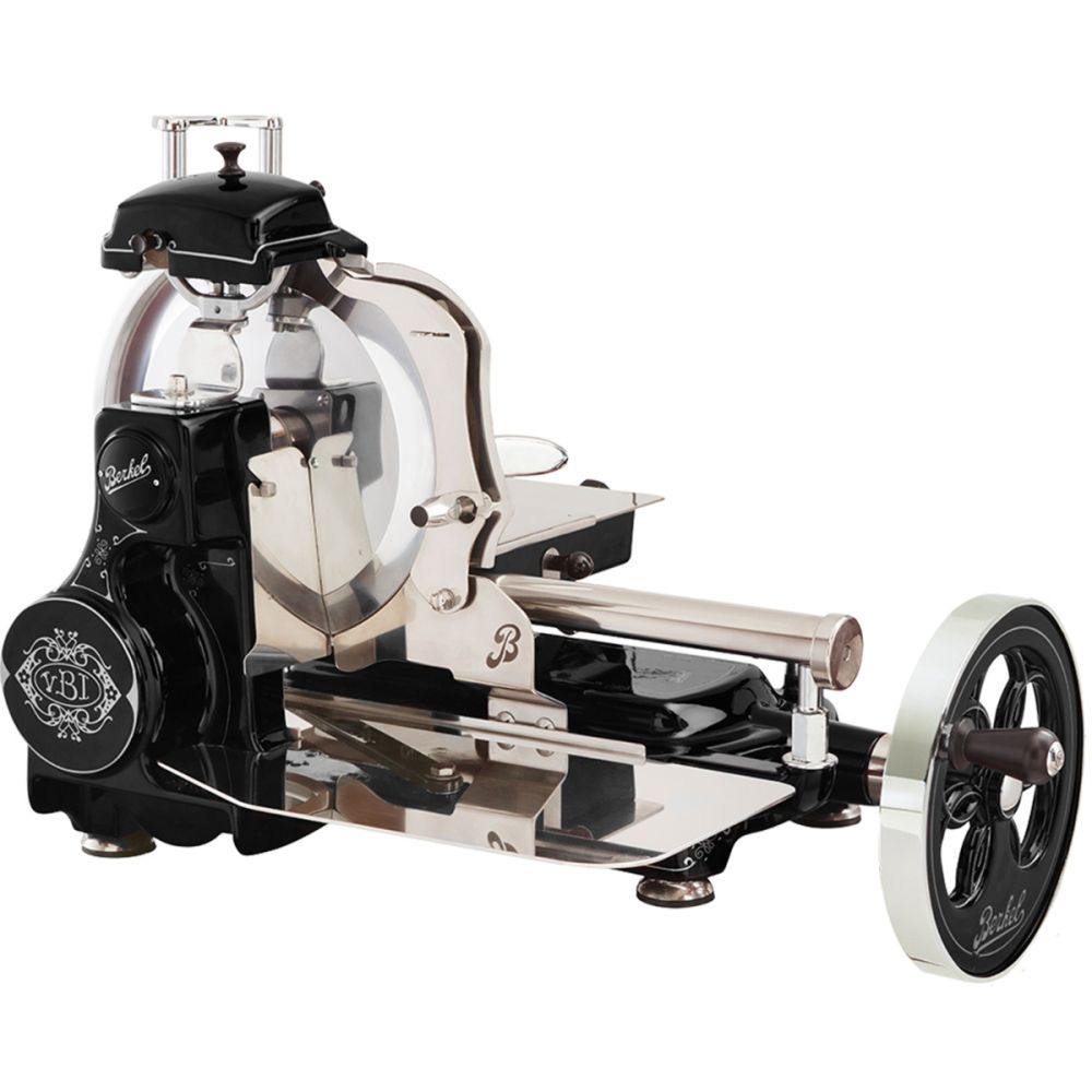 Berkel Schwarz – Volano Manuelle Schneidemaschine, Modell Tribute, Mit Silbernen Verzierungen – Neues Modell 2018