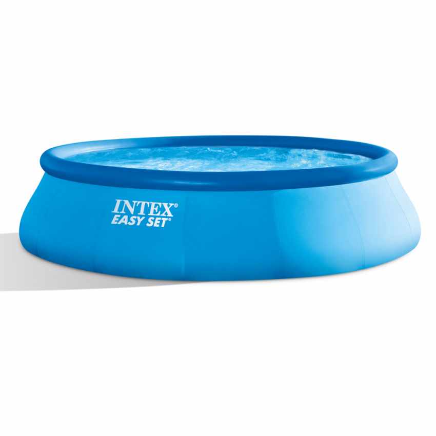Intex Pool Set "Easy", Blau, Ø 457 X 107 Cm, Inkl. Kartuschenfilteranlage