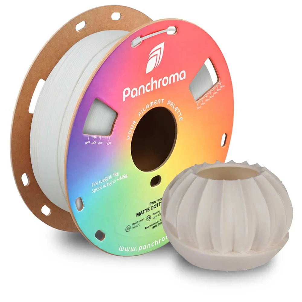 Panchroma™ PLA Matte - Cotton White - 1,75 mm - 1 kg - Bild 4