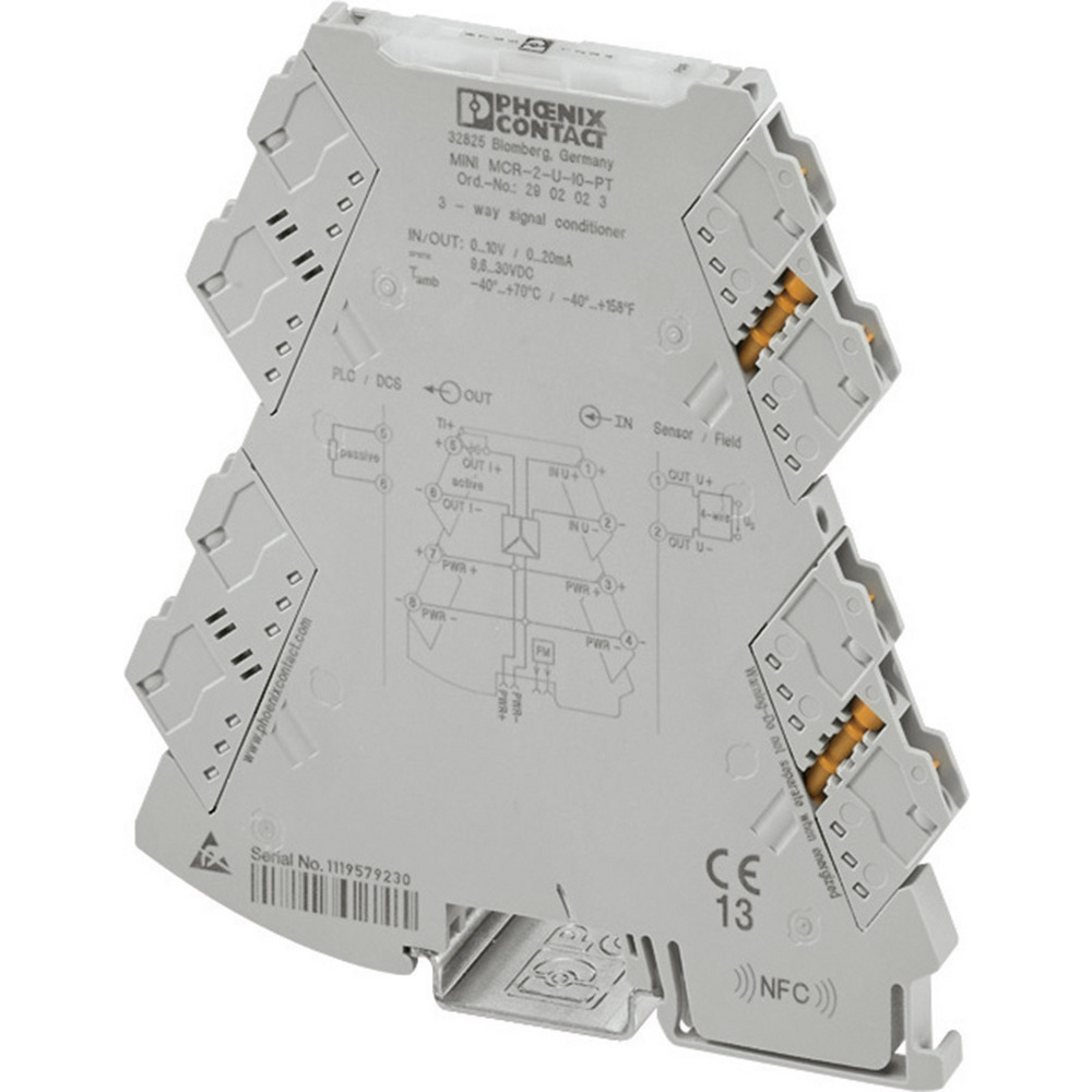 Phoenix Contact Mini Mcr-2-U-U-Pt 2902043 Trennverstärker 1 St.