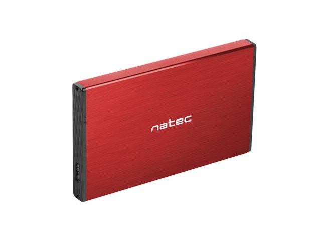 Natec Rot Rhino Go Usb 3.0 2,5" Sata Hdd/Ssd-Gehäuse,