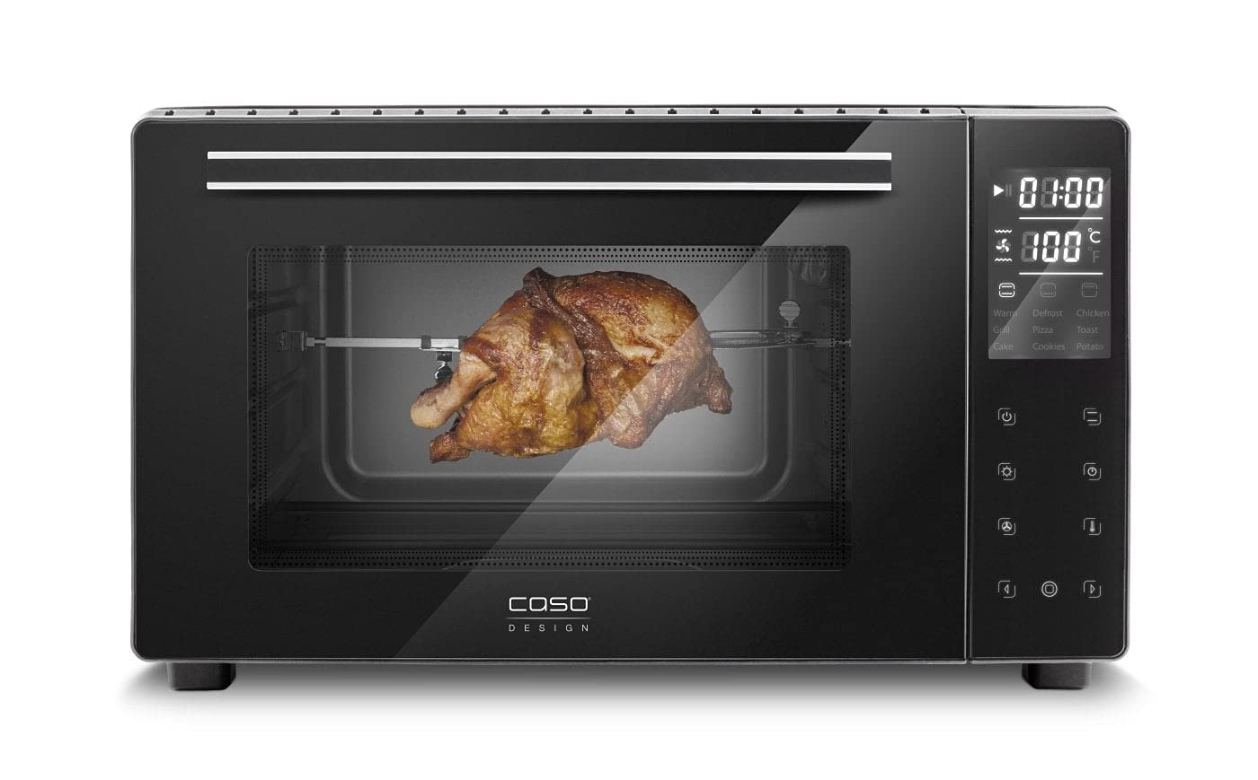Caso - 731.2972.00 Fornetto Con Tostapane 26 L Nero, Grigio Grill 1500 W