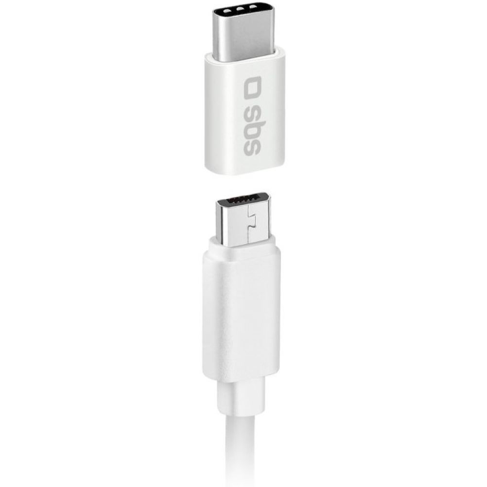SBS Typ C Adapter (USB-C), USB Adapter, Weiss - Bild 3