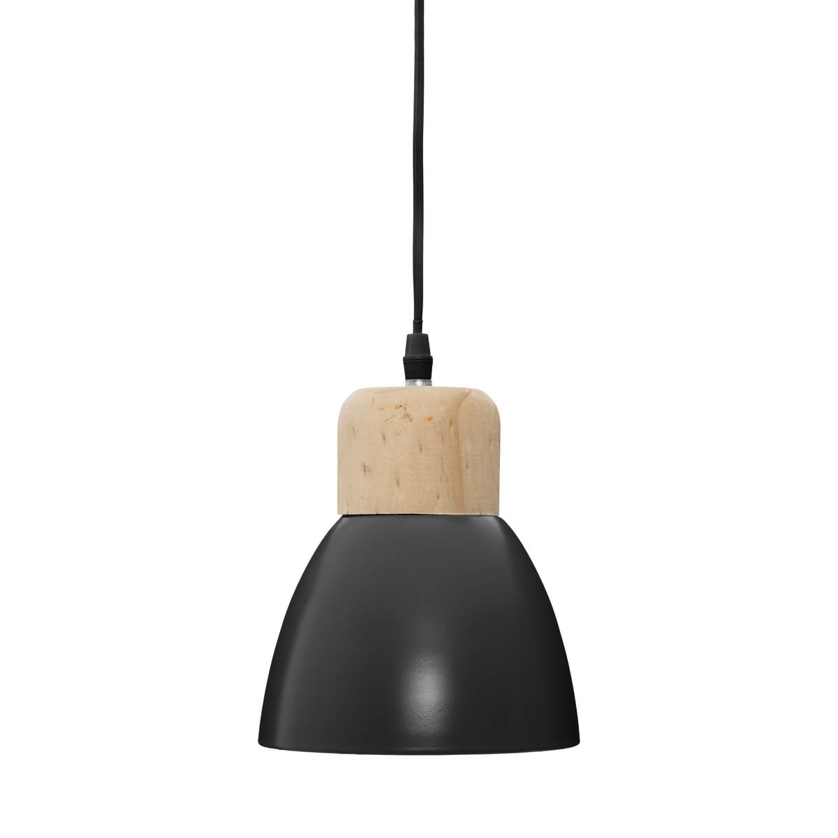 Suspension Métal Desy Noir D15cm Atmosphera Créateur D'Intérieur