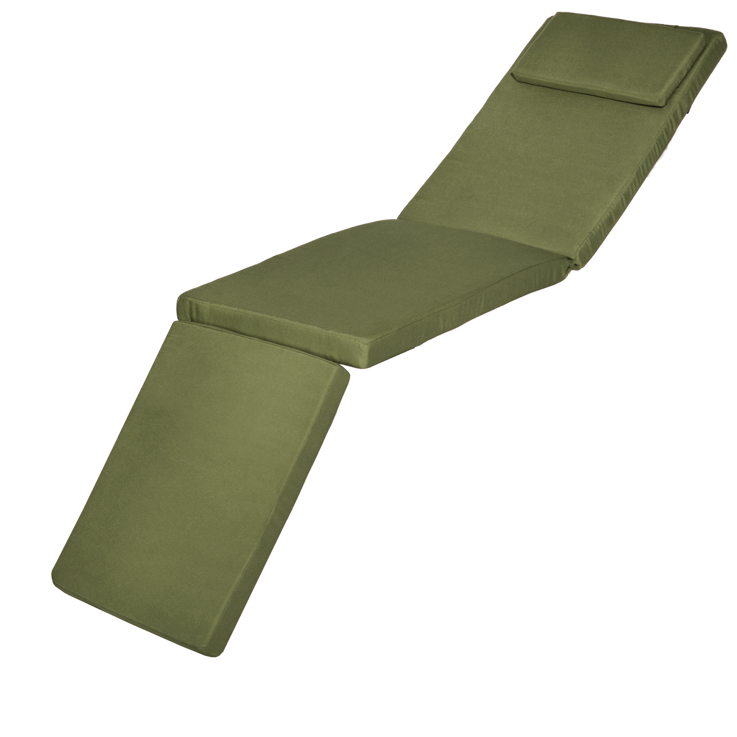 Coussin De Transat De Luxe Loftlux Dc, 175 X 45 X 5 Cm, Vert Olive
