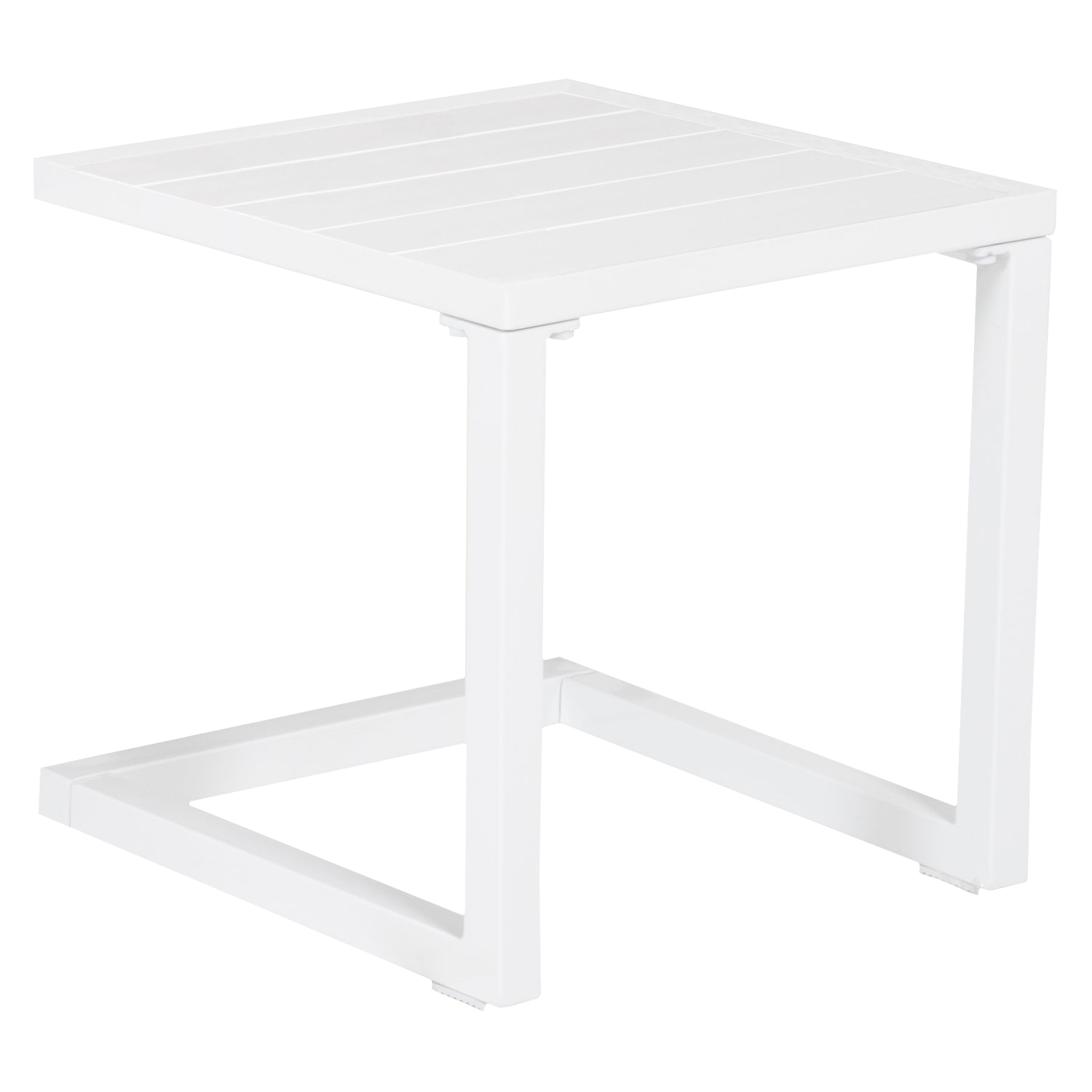 Happy Garden - Table D'Appoint Barbados En Aluminium Blanc