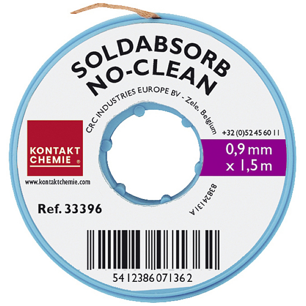 Kontakt Chemie - Crc Soldabsorb 0,9 Mm X 1,5 Entlötlitze Länge 1.5 M Breite 0.9 Mm