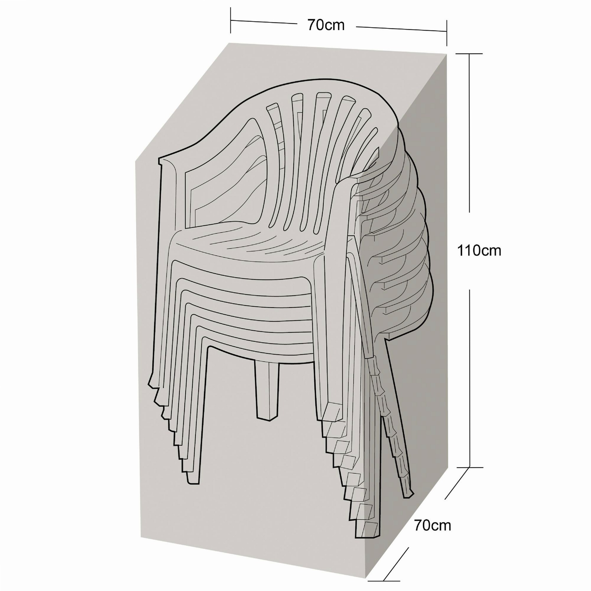 Werka Pro Funda de Silla 70x70x110cm