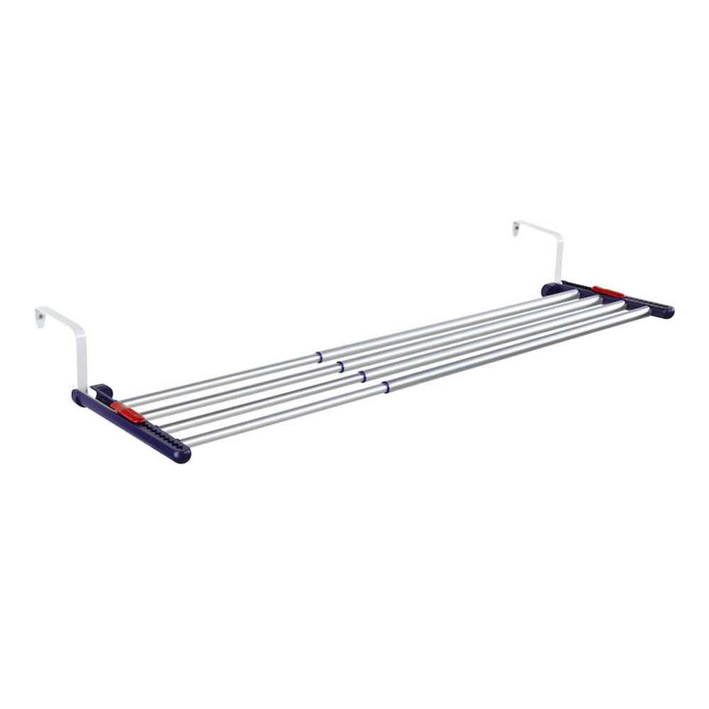 Leifheit - Quartett 42 Extendable Hängetrockner Aus Aluminium, Grau (81413)