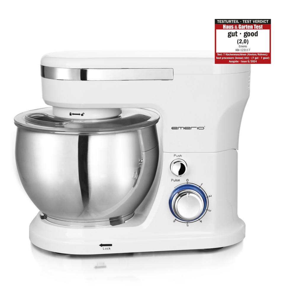 Emerio Weiss Küchenmaschine Km-123117 5L 1000W Weiß Edelstahl - Bild 5
