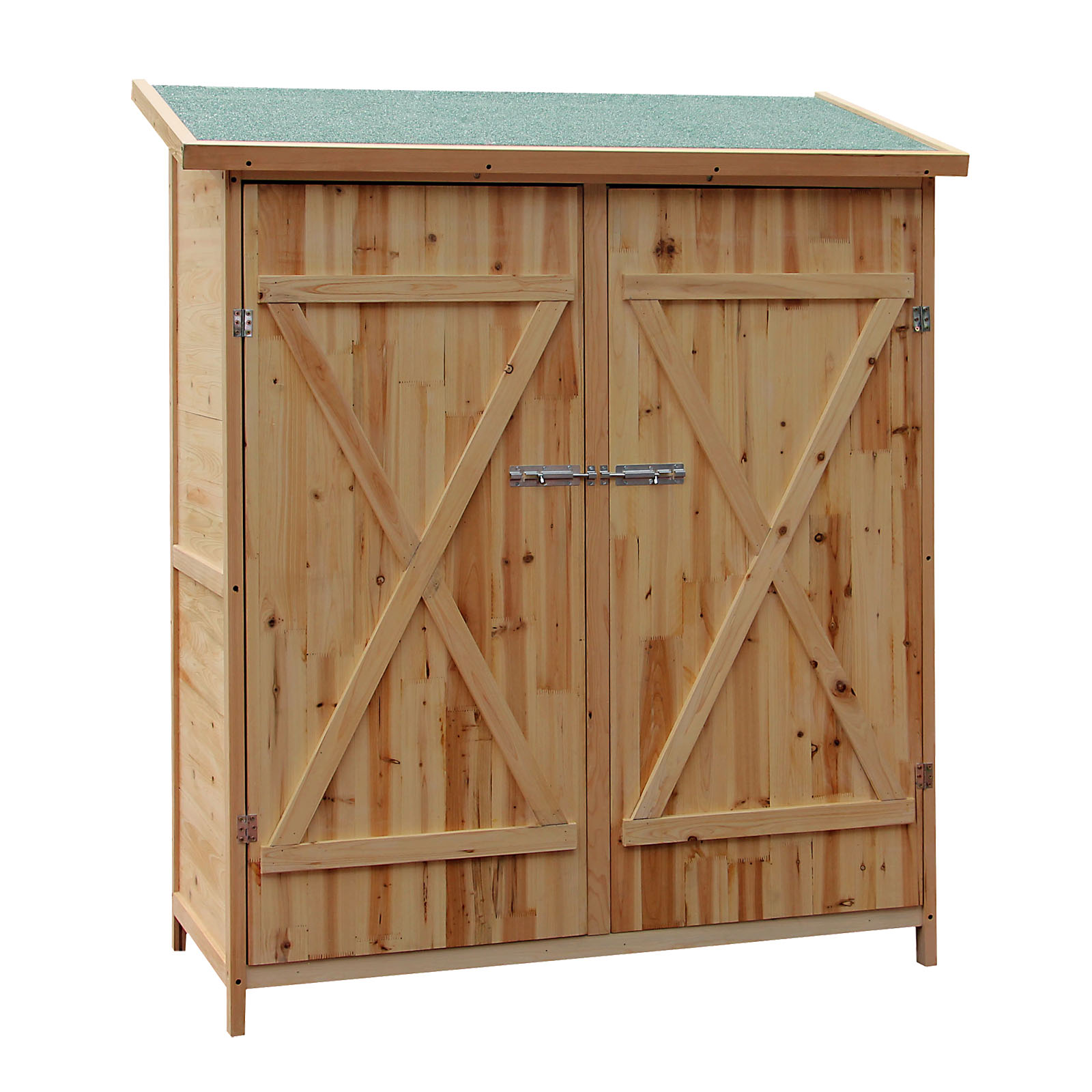 Wiltec Armadio Da Giardino Xxl In Legno 1380 X 655 X 1600 Mm Capann...