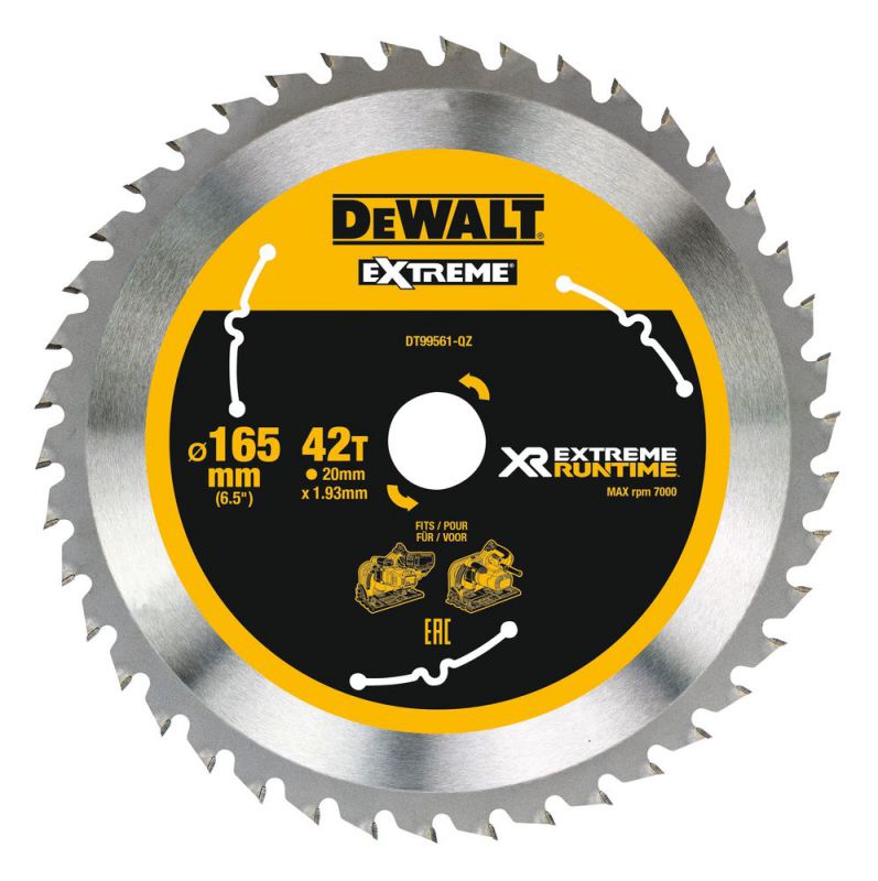 Banyo - Dewalt Zubehör - Kreissägeblatt 165 X 20 Mm, 42 Zähne Dt99561