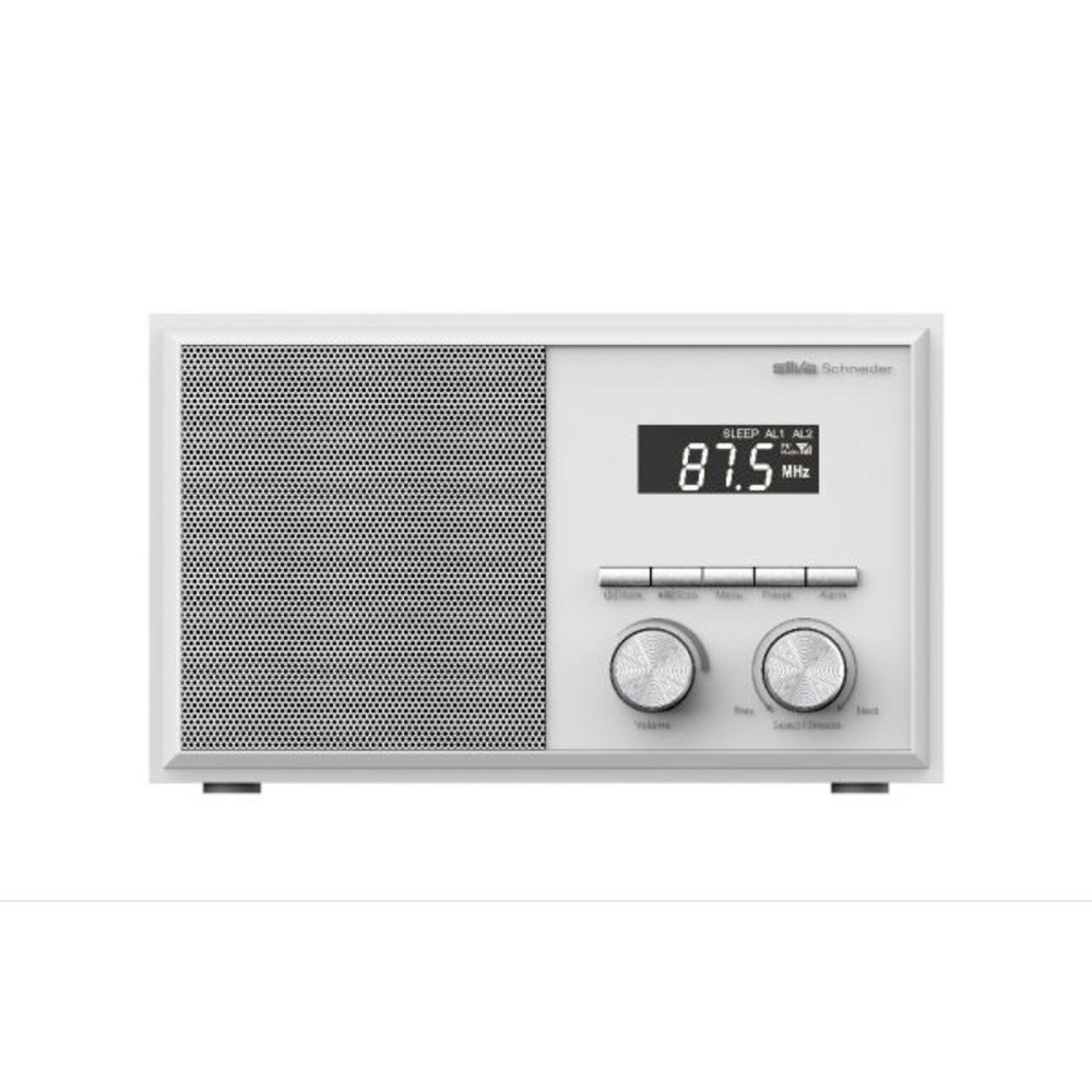 Silva Schneider Mono 1976 Bt Tischradio Fm Weiß 9004489129086