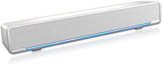 Soundbar Stereo Cablata Per Home Cinema, Suono Stereo 3d, 32 Cm, Nera