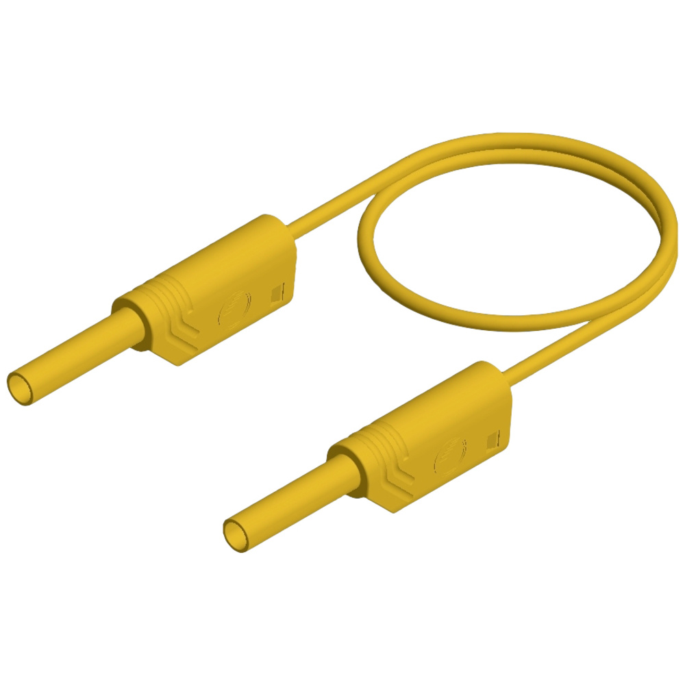 Sks Hirschmann Gelb - Mvl S 200/1 Au Sicherheits-Messleitung Lamellenstecker 2 Mm Lamellenstecker 2 Mm 2.00