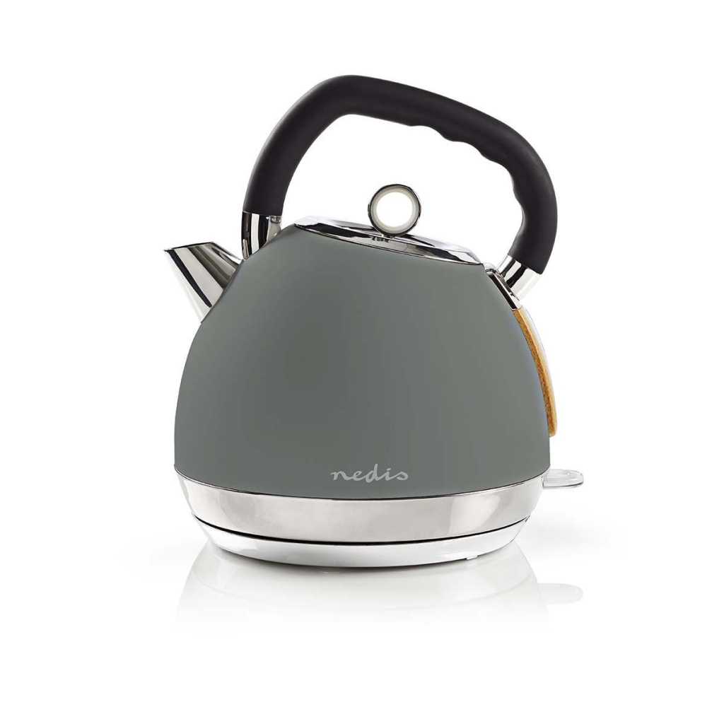 Nedis Grau Elektrischer Wasserkocher, 1,8 L, Weich, Wasserkocher, - Bild 4