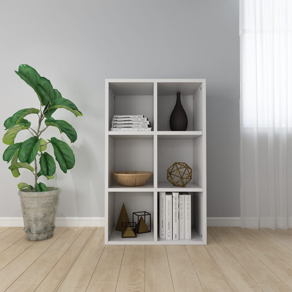 Bücherregal/sideboard Weiß 66x30x98 Cm Holzwerkstoff Vidaxl