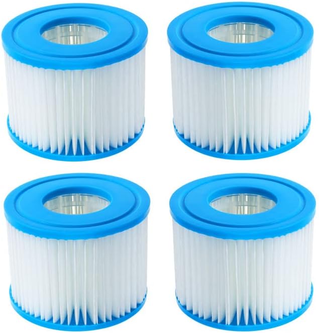 Adatto Per Cartucce Filtranti Bestway Vi Per Vasche Idromassaggio, Vasche Idromassaggio Ad Aria E Altri Tipi Di Accessori Per Cartucce Filtranti Ad Aria (4 Pezzi)