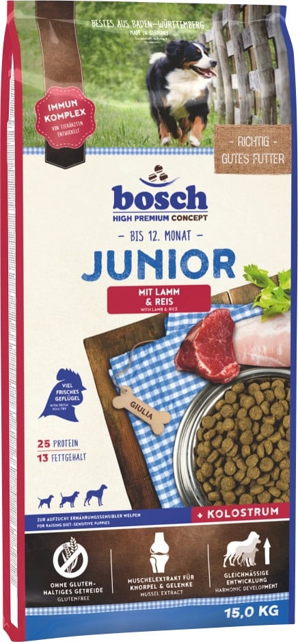 bosch Junior Sparpaket: 2 x 15 kg im gemischten Paket - Junior Lamm & Reis / Medium Junior Hundefutter trocken - Image 10