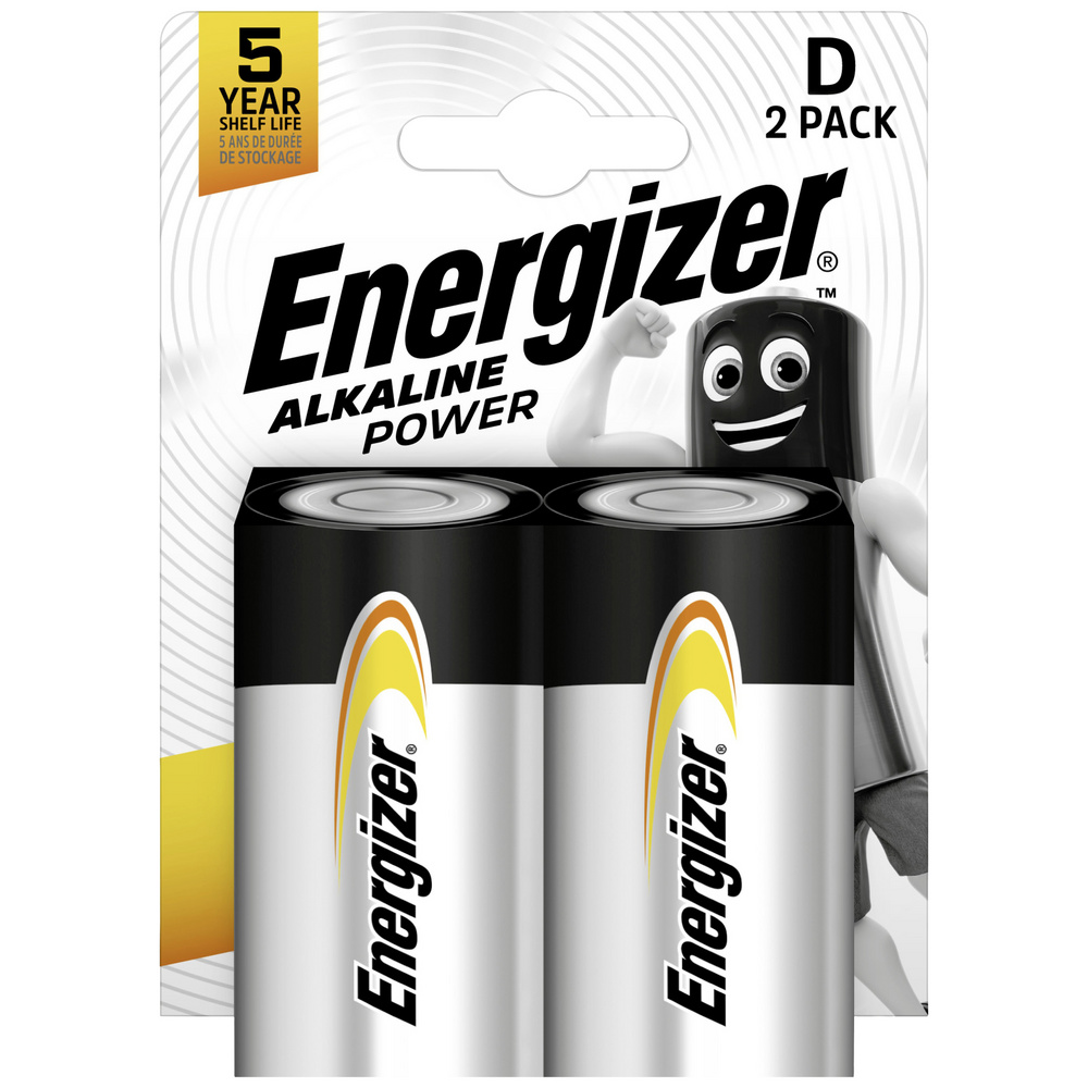 Energizer Alkaline Power Alkaline Batterien D Lr20 2 Einheiten - Bild 4