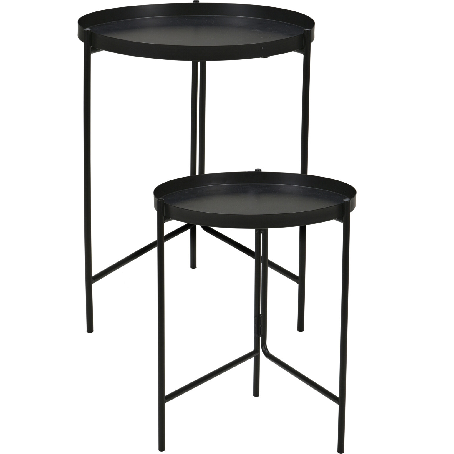 Home Styling Beistelltische Aus Metall, Ø 31 Cm, Ø 36 Cm, 2er-set