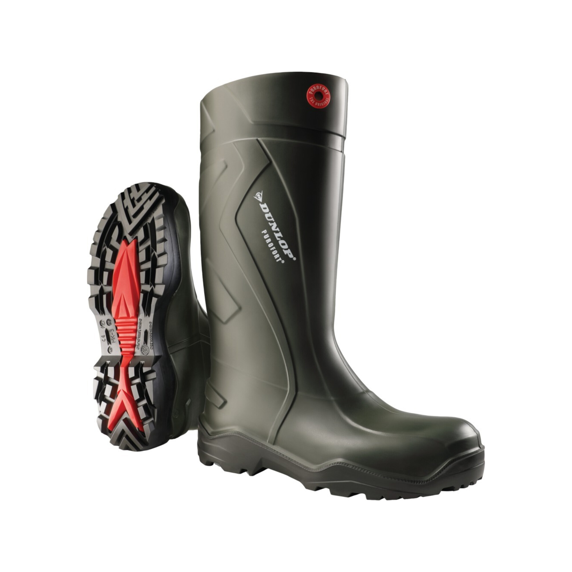 Dunlop, Unisex, Gummistiefel, Sicherheitsstiefel Purofort Plus S5, Grün, (46) - Image 3