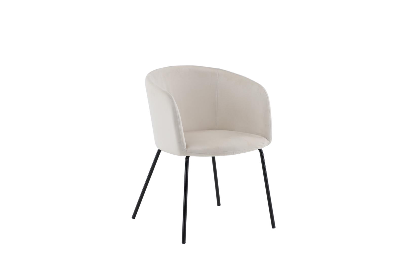 Venture Home Schwarz Beige Schwarz Beige Esszimmerstuhl "Berit Gepolsterter Esszimmerstuhl Bis 150 Kg Belastbar" () Polsterstuhl Weicher Bezug Eisen Abgerundet Einladend von Baur - Bild 5