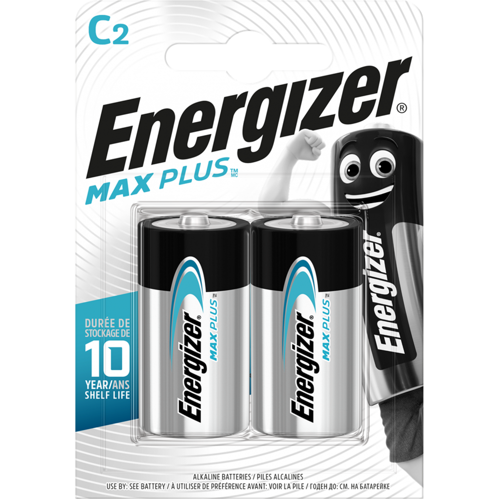 Energizer - Max Plus Alkaline Baby C 1,5 V, 2Er Pack Batterien