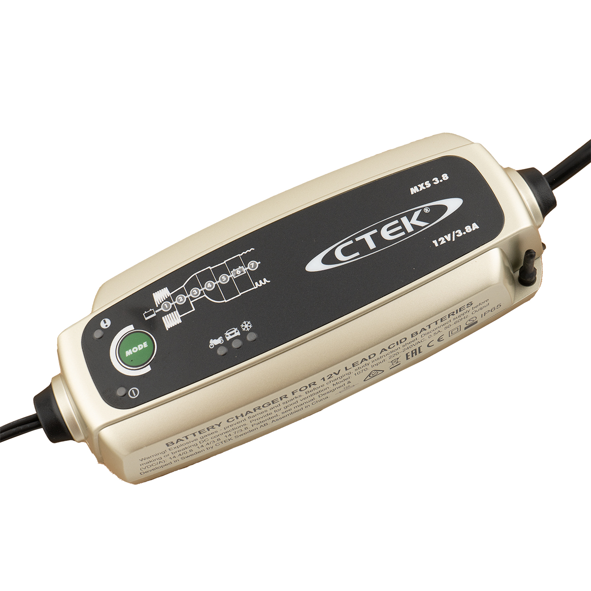 CTEK MXS 3.8 Batterieladegerät 12V, Auto & Motorrad mit Winterprogramm | Erhaltungsladegerät mit Entsulfatierungs- und Winterprogramm, intelligent & vollautomatisch - Bild 5