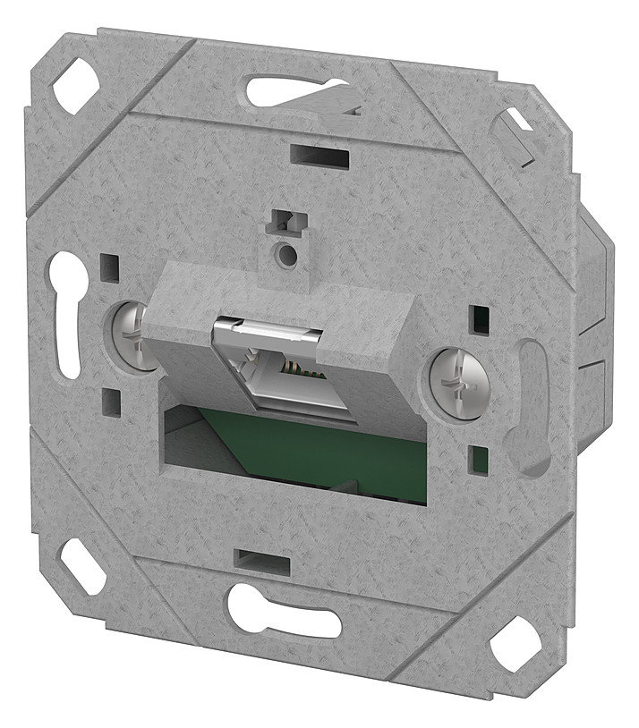 METZ CONNECT E-DAT C6A LSA++ Dose, 1 Port, UP0, Metallisch - Bild 2