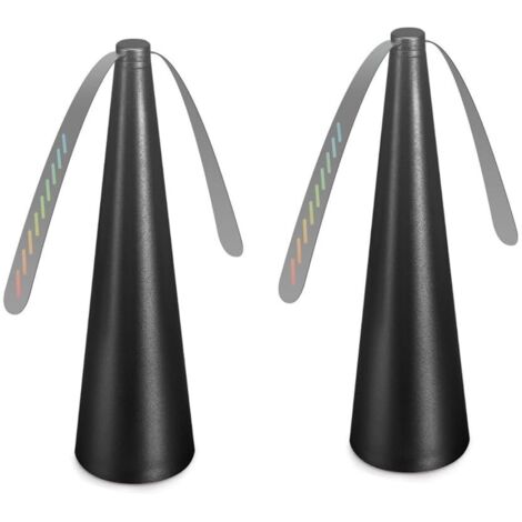 Ventilateur De Table Anti-mouches Rechargeable Sans Fil – Lot De 2 – Design Compact Et Silencieux – Pour Pique-nique Et Repas Extérieur