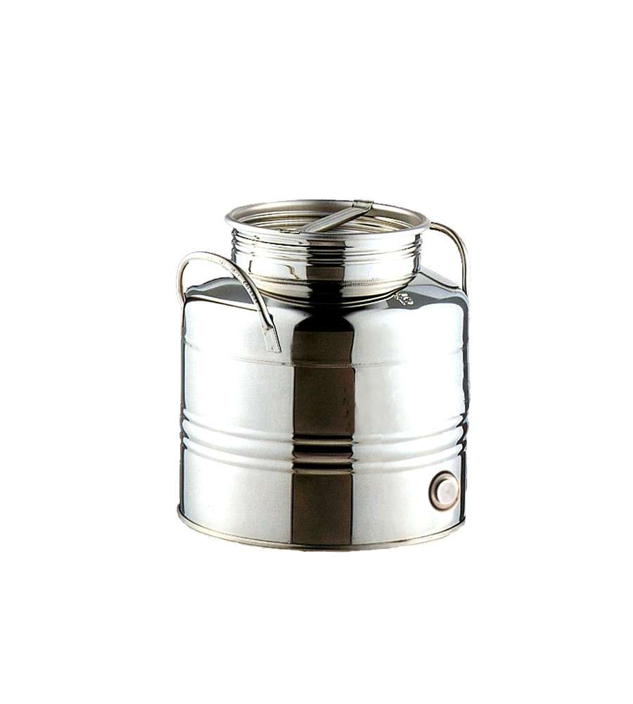 Fusto Acciaio Inox 30 L Basso