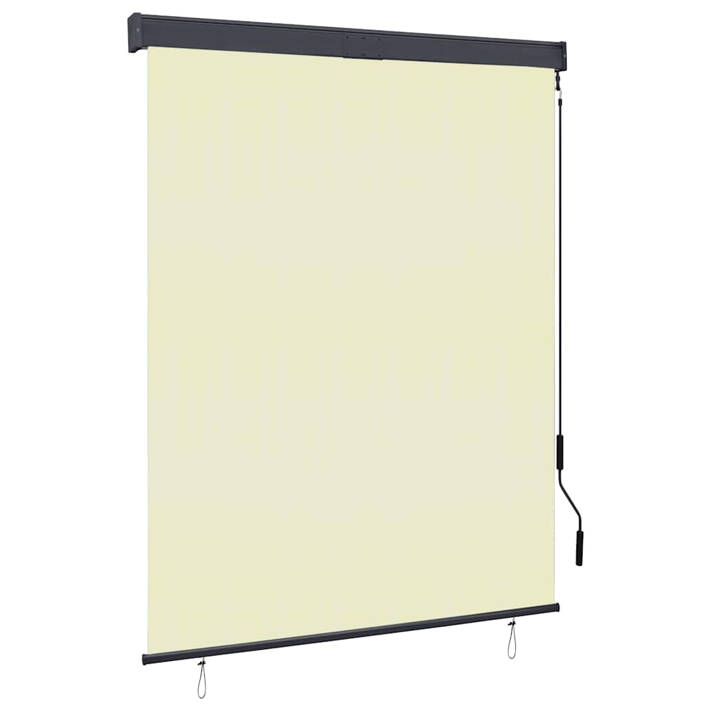 Outdoor Roller Blind 140x250 Cm Cream Vidaxl
