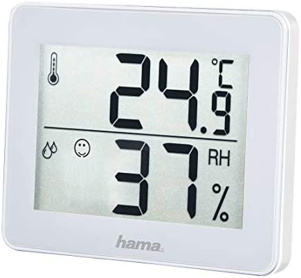 Hama - Digitales Thermometer Und Hygrometer (Raumluftfeuchte- Und Temperaturkontrolle, Datenspeicherung), Farbe Weiß - Bild 5