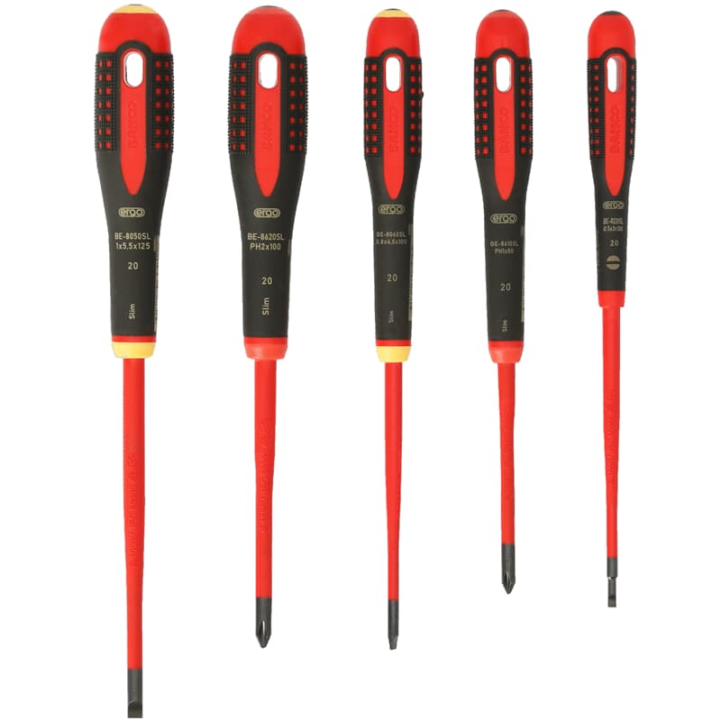 Bahco Ergo Für Die Werkstatt Schraubendreher-Set 5 Teile Schlitz, Kreuzschlitz Philips - Bild 3