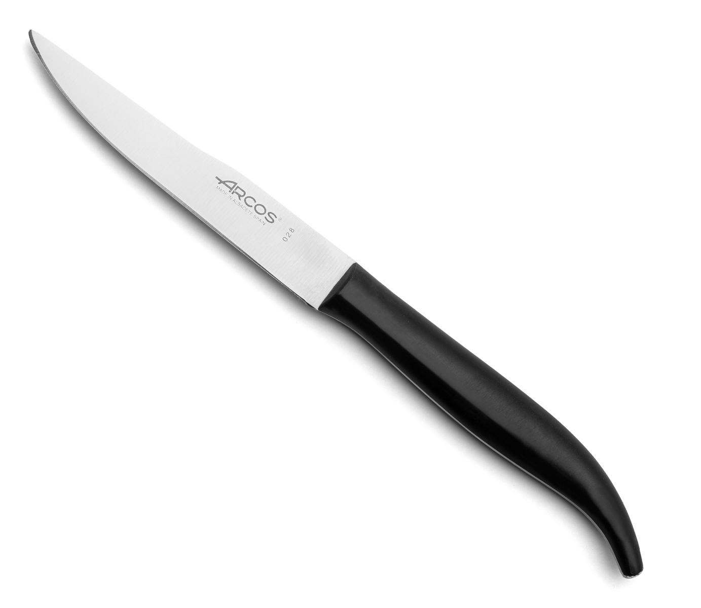 Arcos Mehrfarbig Glatte Messerrücken Tisch 372900 Monoblock Aus Einem Stück Edelstahl Und Klinge Von 11 Cm Im Karton