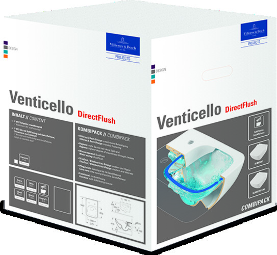Villeroy & Boch Venticello Combi-pack, Directflush Spülrandlos,