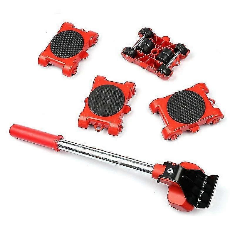Patins de manutention pivotants à 360°, 300 kg, antidérapants pour parquets et moquettes, lot de 5