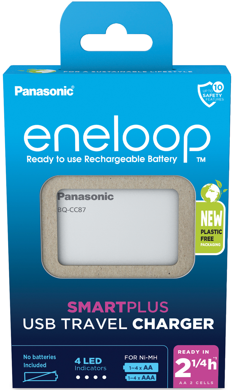 Panasonic eneloop BQ-CC87 - 1,25 - 6 Stunden Batterieladegerät - (für 2/4xAA/AAA) - Bild 4