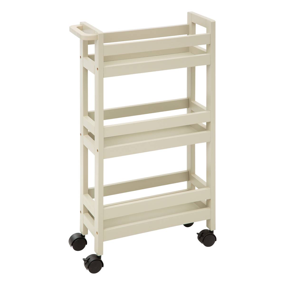 5Five Beige Servierwagen, Trolley 3 Ebenen Leinenfarbe, Leinen - Image 3