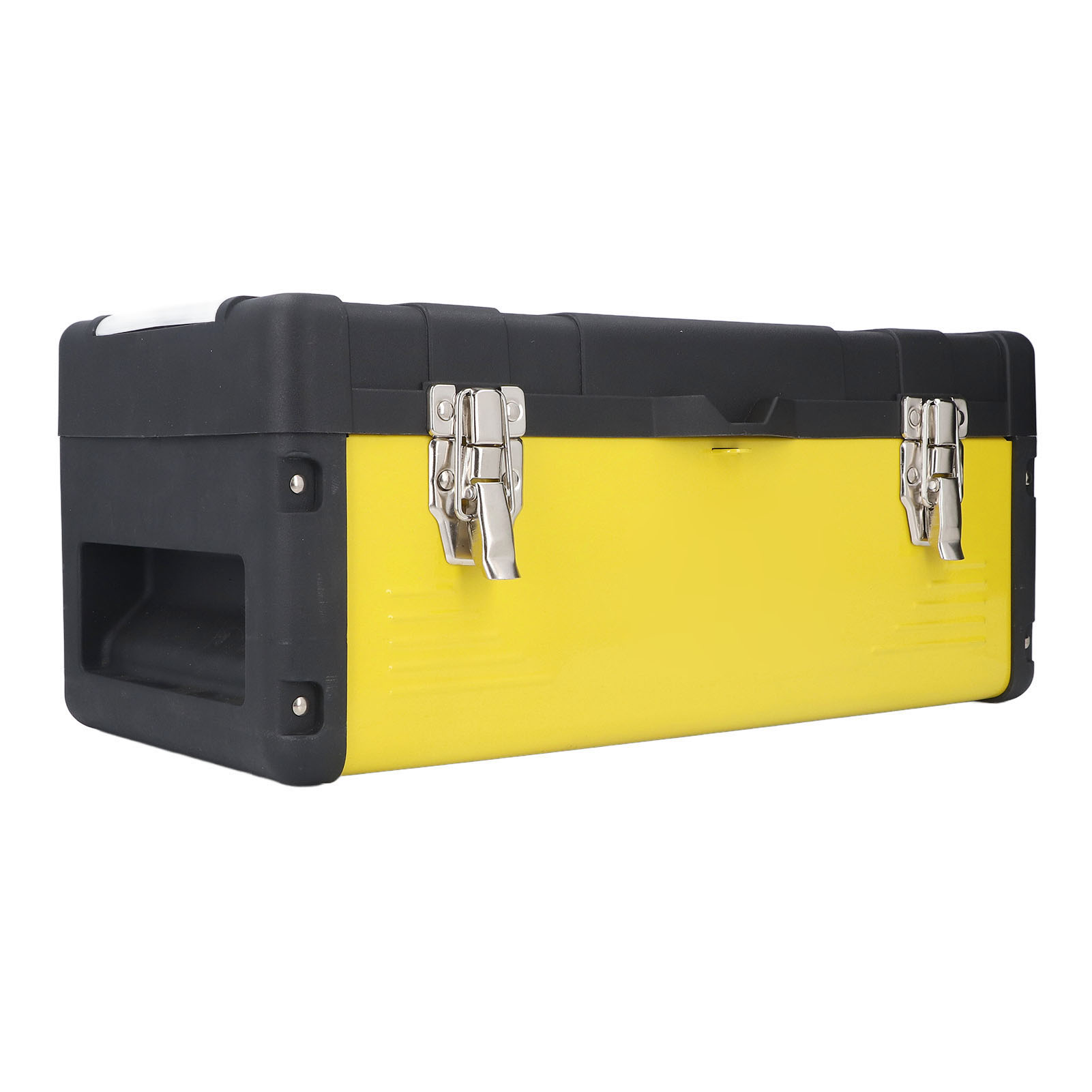 Boîte à outils portable en plastique et fer, double couche, 360 x 190 x 180 mm