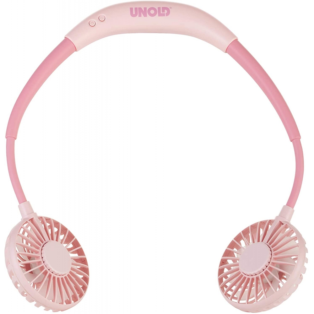 Unold NACKENVENTILATOR Breezy Pink 86694, Pink, 2 Lüfter, 8 h, Genickventilator, Weiß, 1 Stück(e) - Image 3