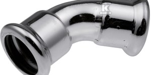 Vsh Xpress C-Stahl Bogen 45° I/I 108 Typ C1413, 6208147