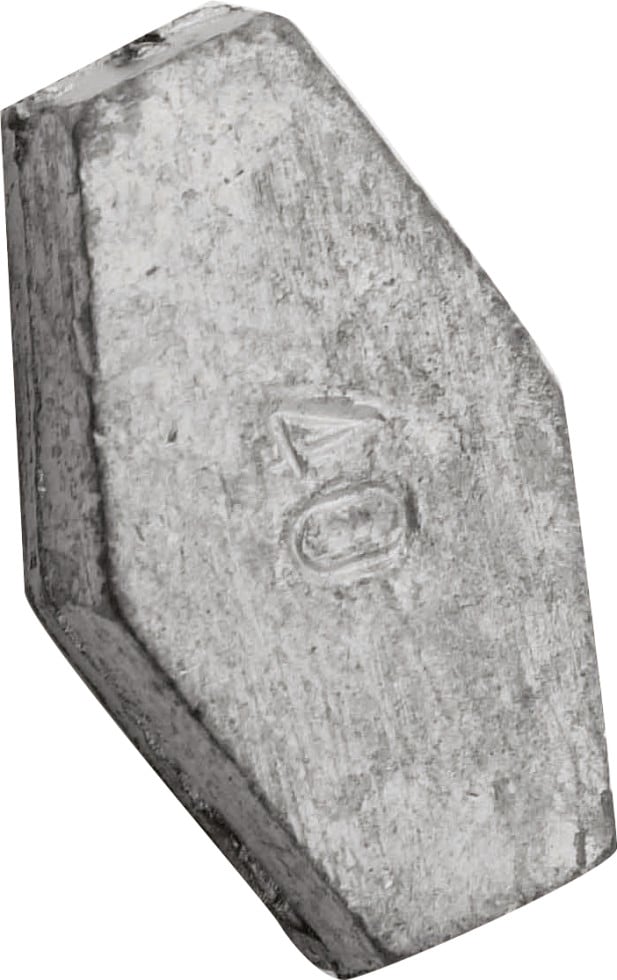 Paladin Angelblei Sechskantblei 40g Mit Loch 2 Stück Angelblei