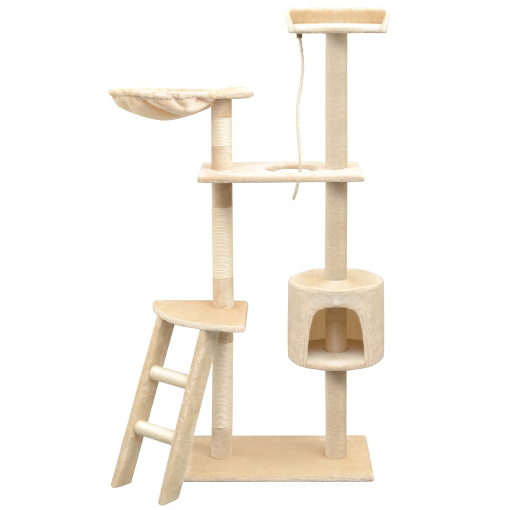 Vidaxl Beige Katzen-Kratzbaum Sisal 150 Cm